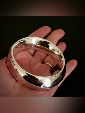 SIMON SEBBAG Sterling Silver Angled Bangle Bracelet